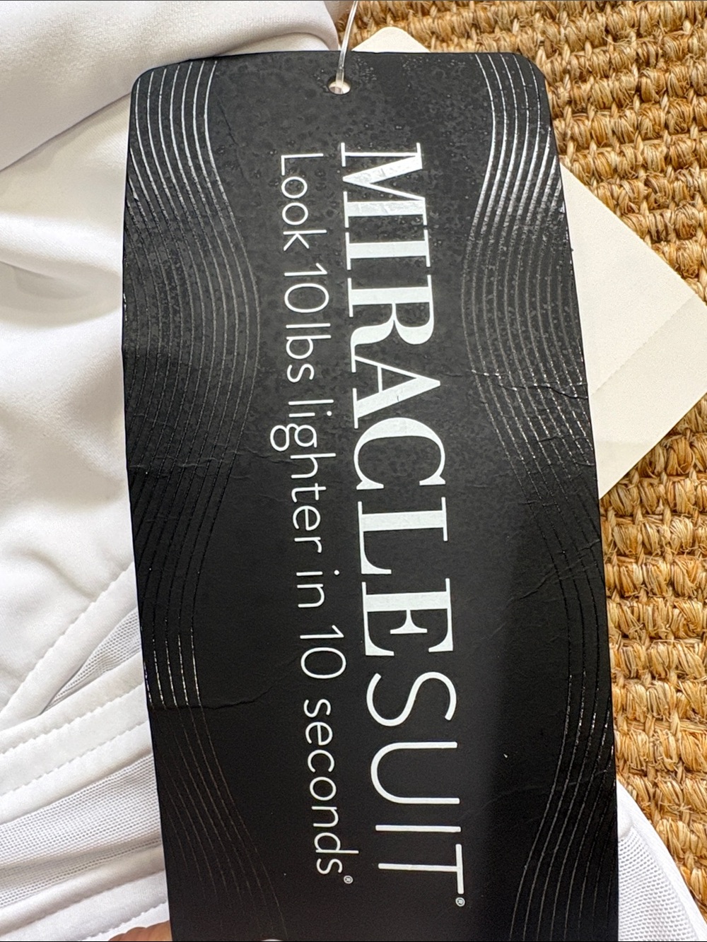 Miraclesuit White Girls One-Piece Swim Suit with Contour Seams - Picture 6 of 11